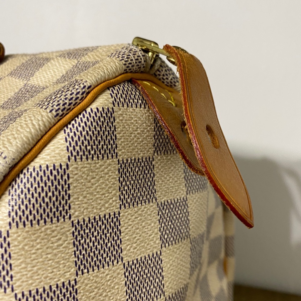 LOUIS VUITTON SPEEDY 30 IN DAMIER AZUR - Picture 6 of 13